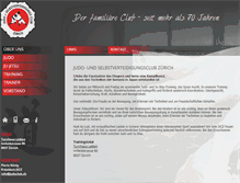 Tablet Screenshot of judoclub.ch